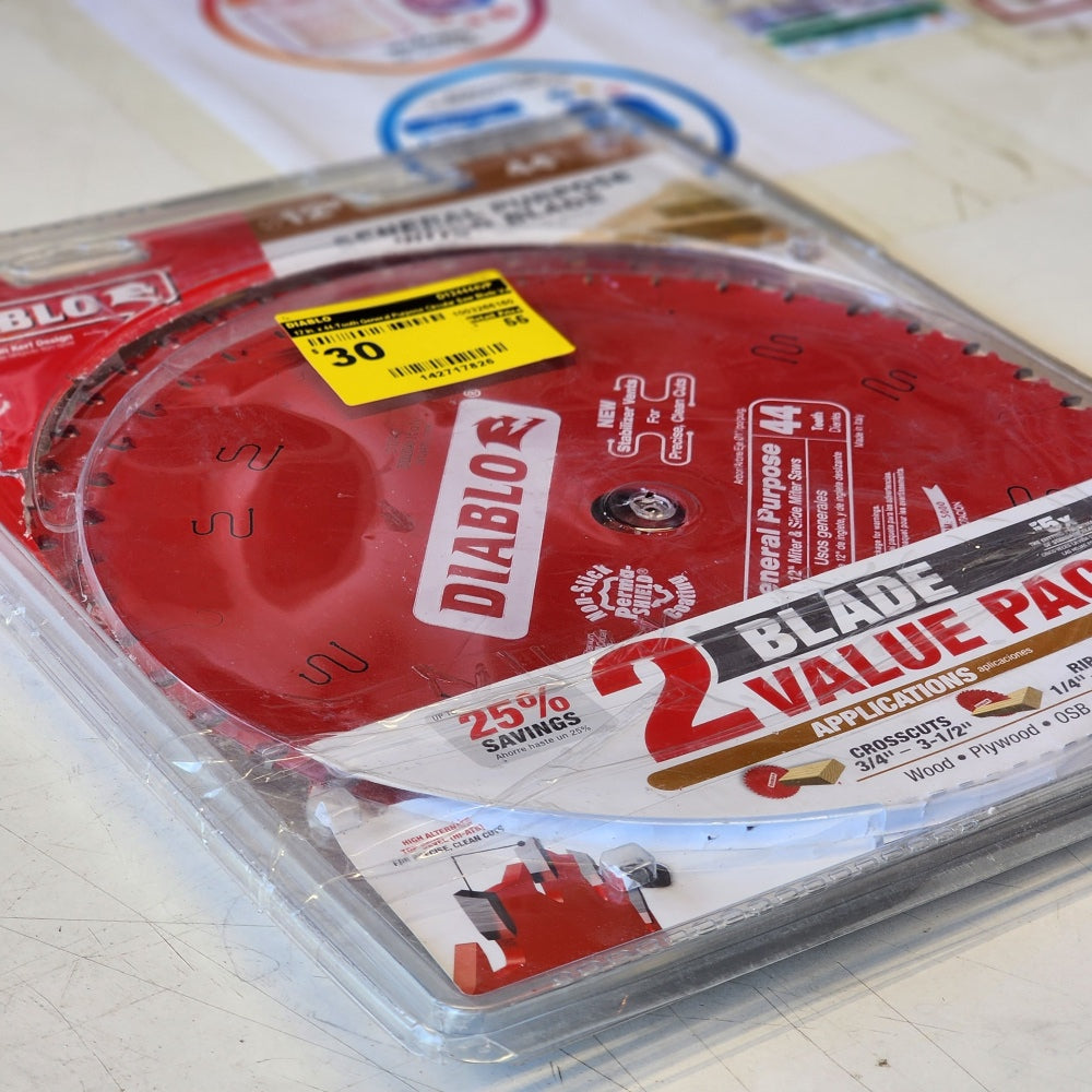 12in X 44-Tooth General Purpose Circular Saw Blade 12in X 44-Tooth General Purpose Circular Saw Blade